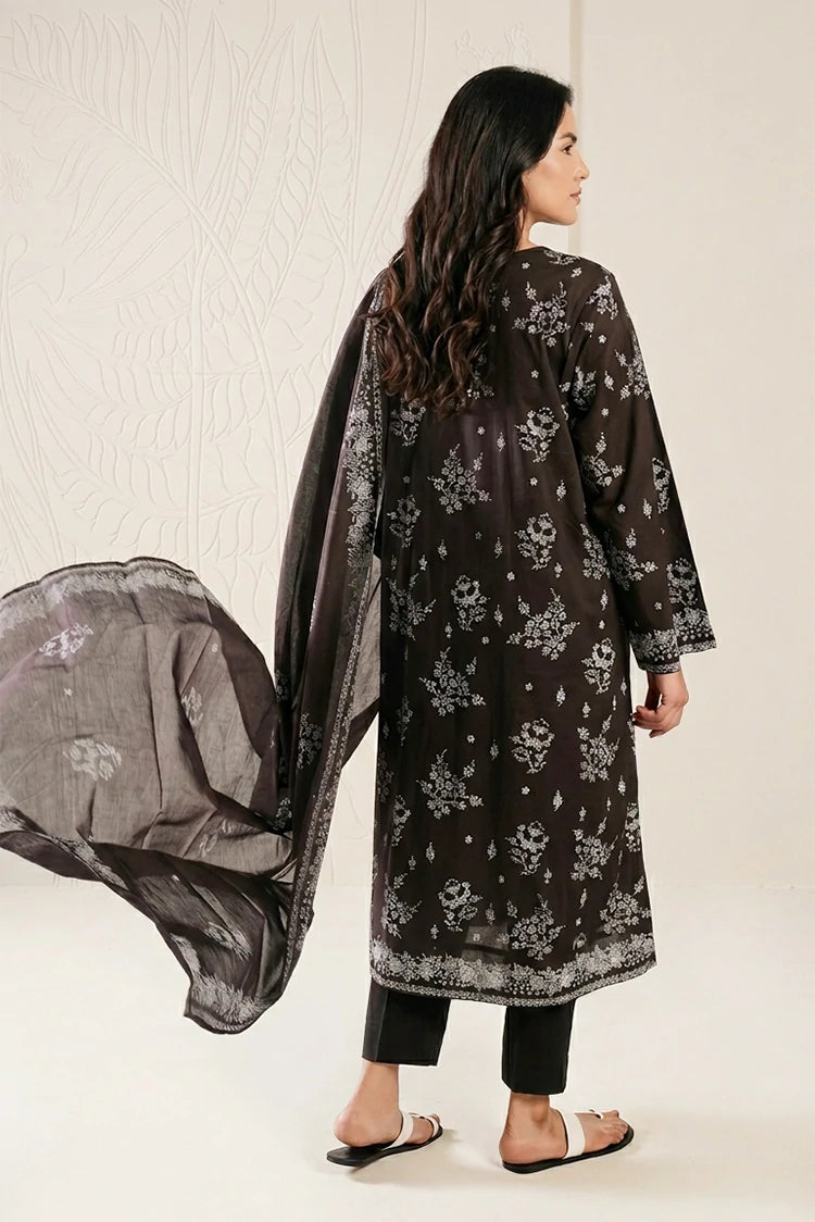 Picture of Cross Stitch - Daily Unstitched Printed Lawn Vol 3 - Phantom Black - Available at Raja Sahib