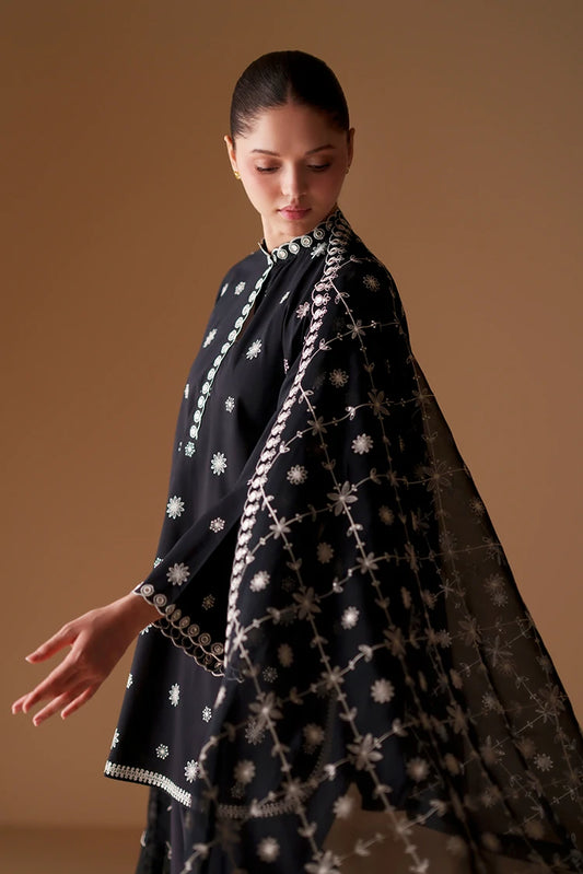 Picture of Cross Stitch - Moonlit Noir - 2 Piece - Available at Raja Sahib