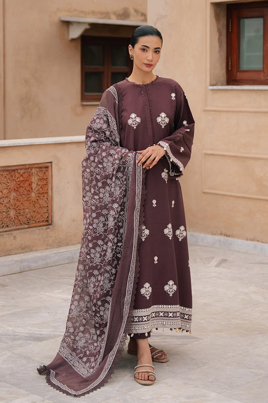 Picture of Cross Stitch - Embroidered Lawn Edit Vol 4 - Noir Umber - Available at Raja Sahib