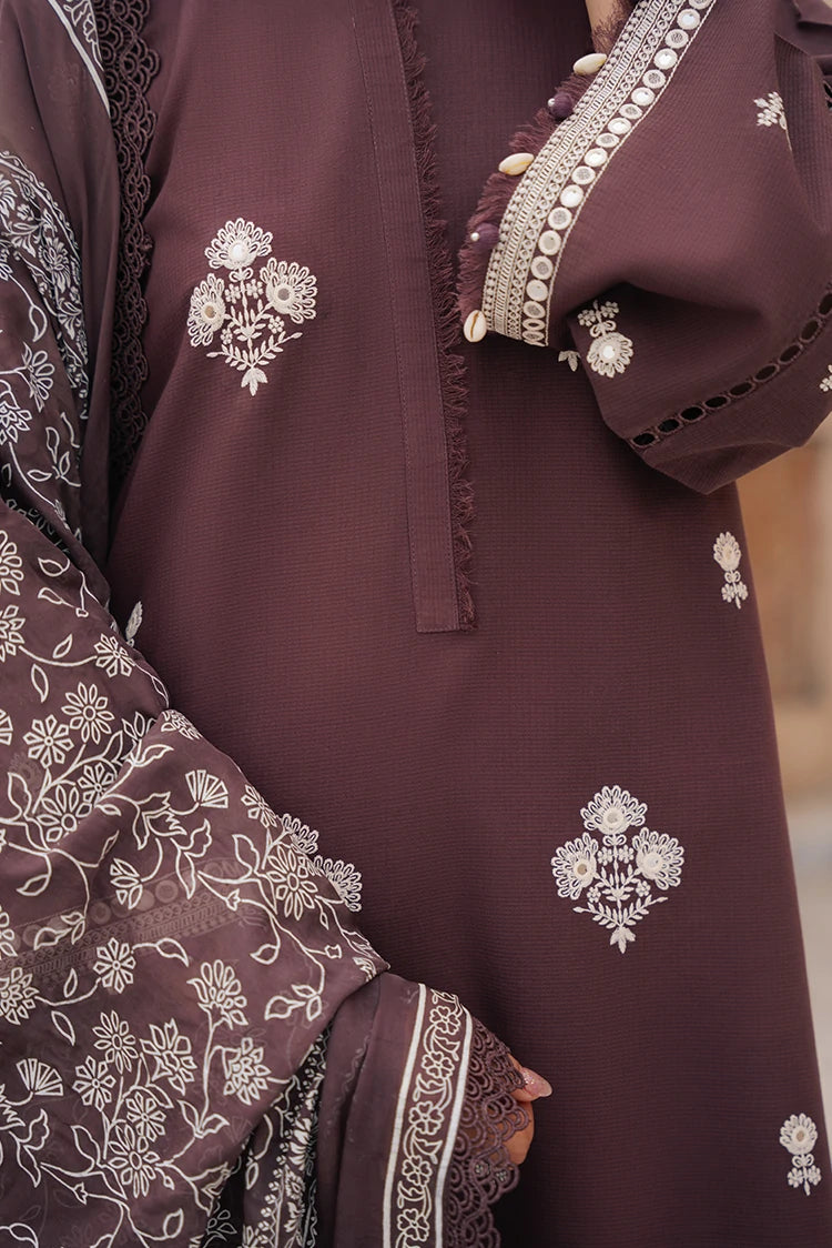Picture of Cross Stitch - Embroidered Lawn Edit Vol 4 - Noir Umber - Available at Raja Sahib