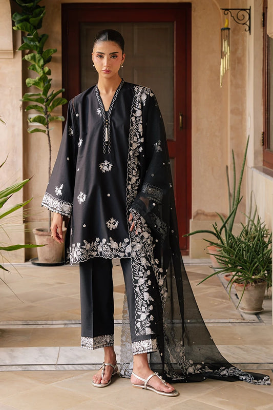Picture of Cross Stitch - Embroidered Lawn Edit Vol 4 - Raven Muse - Available at Raja Sahib