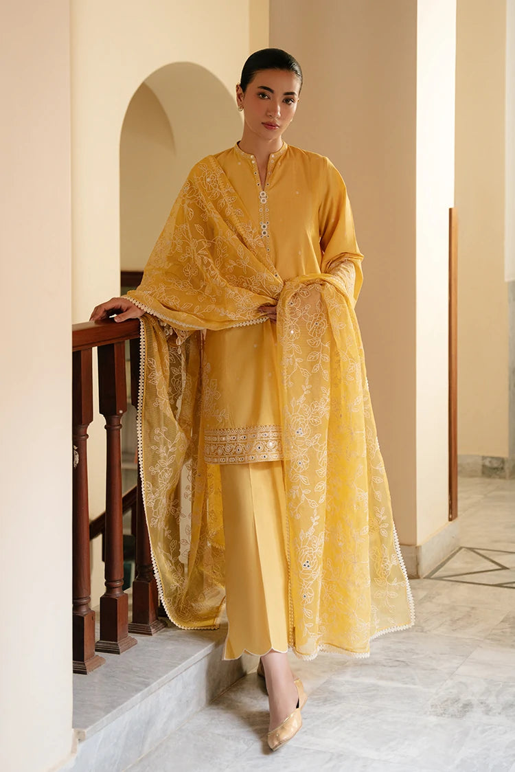 Picture of Cross Stitch - Embroidered Lawn Edit Vol 4 - Citrine Grace - Available at Raja Sahib