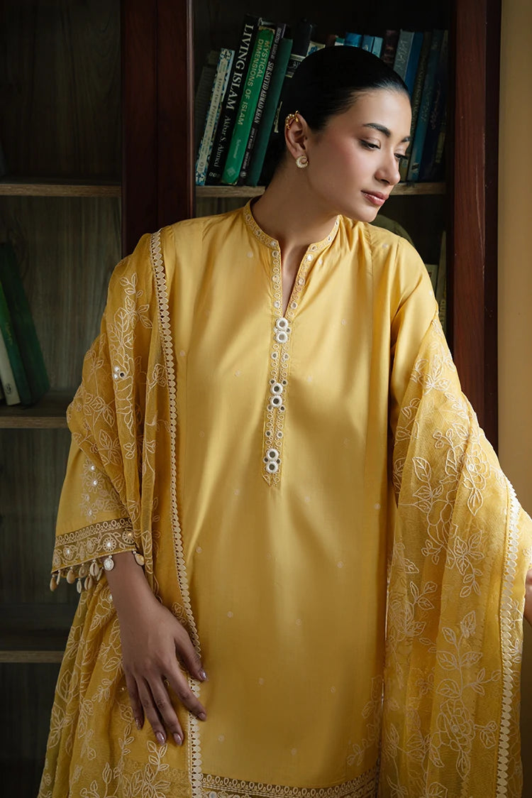 Picture of Cross Stitch - Embroidered Lawn Edit Vol 4 - Citrine Grace - Available at Raja Sahib