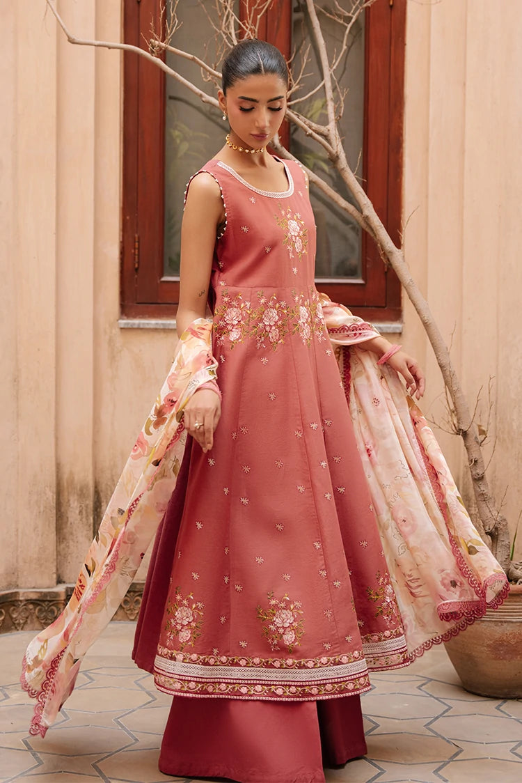Picture of Cross Stitch - Embroidered Lawn Edit Vol 4 - Roseate Whisper - Available at Raja Sahib