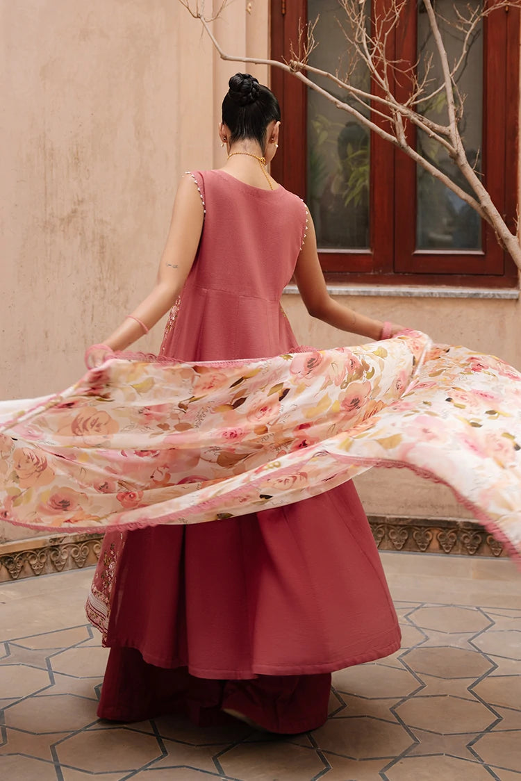 Picture of Cross Stitch - Embroidered Lawn Edit Vol 4 - Roseate Whisper - Available at Raja Sahib
