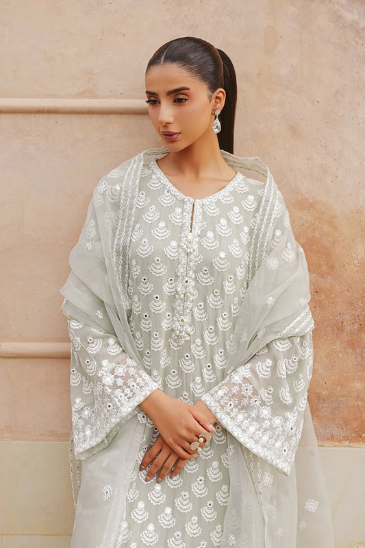 Picture of Cross Stitch - Aqua Sparkle - 3 Piece - Available at Raja Sahib