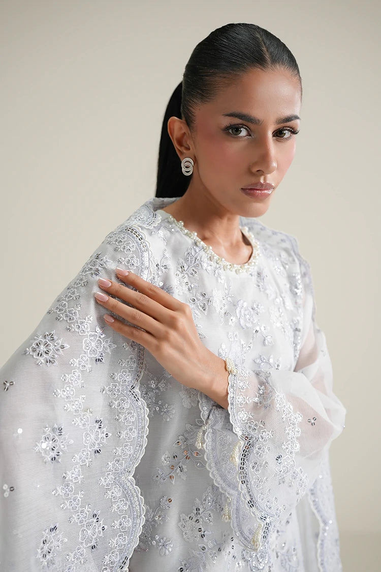 Picture of Cross Stitch - Luxe Atelier - Blue Frost - Available at Raja Sahib