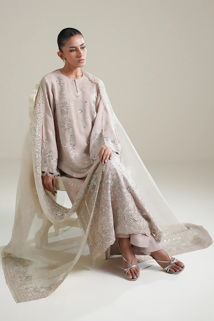 Picture of Cross Stitch - Luxe Atelier - Misty Ash - Available at Raja Sahib