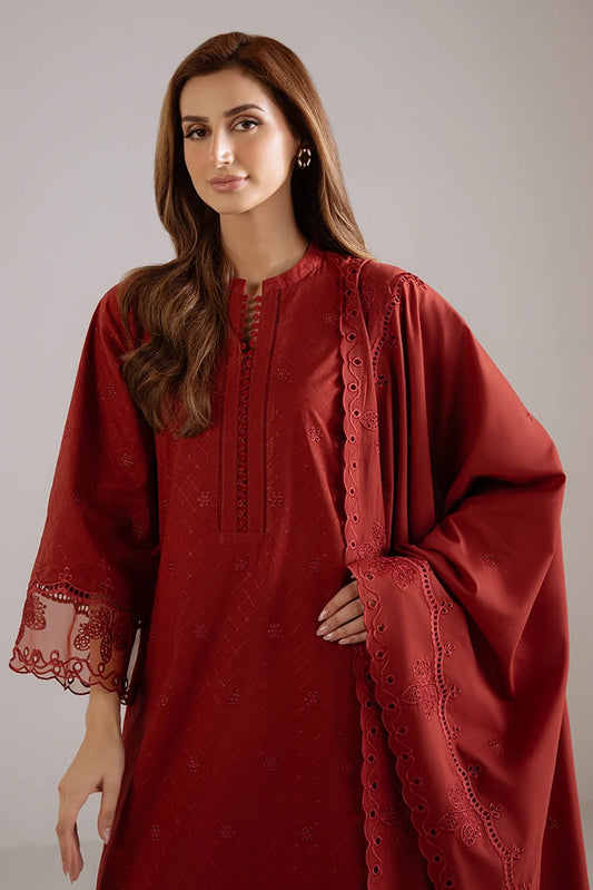 Picture of Cross Stitch - Mulberry Lace - 3 Piece - Available at Raja Sahib