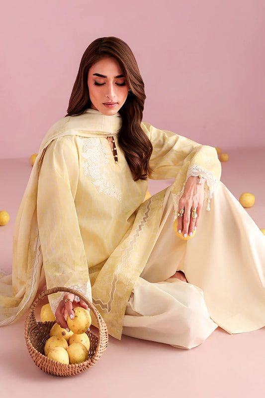 Picture of Cross Stitch - Unstitched Premium Lawn Vol 3 - Floral Haze - Available at Raja Sahib