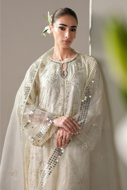 Picture of Cross Stitch - The Occasion Edit - Pearl Glow - Available at Raja Sahib
