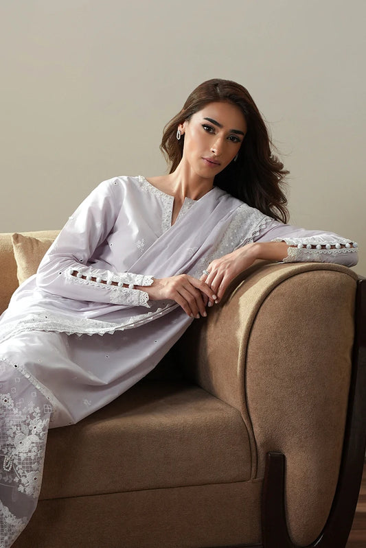 Cross Stitch - Embroidered Suit - 3 Piece - Violet Dream