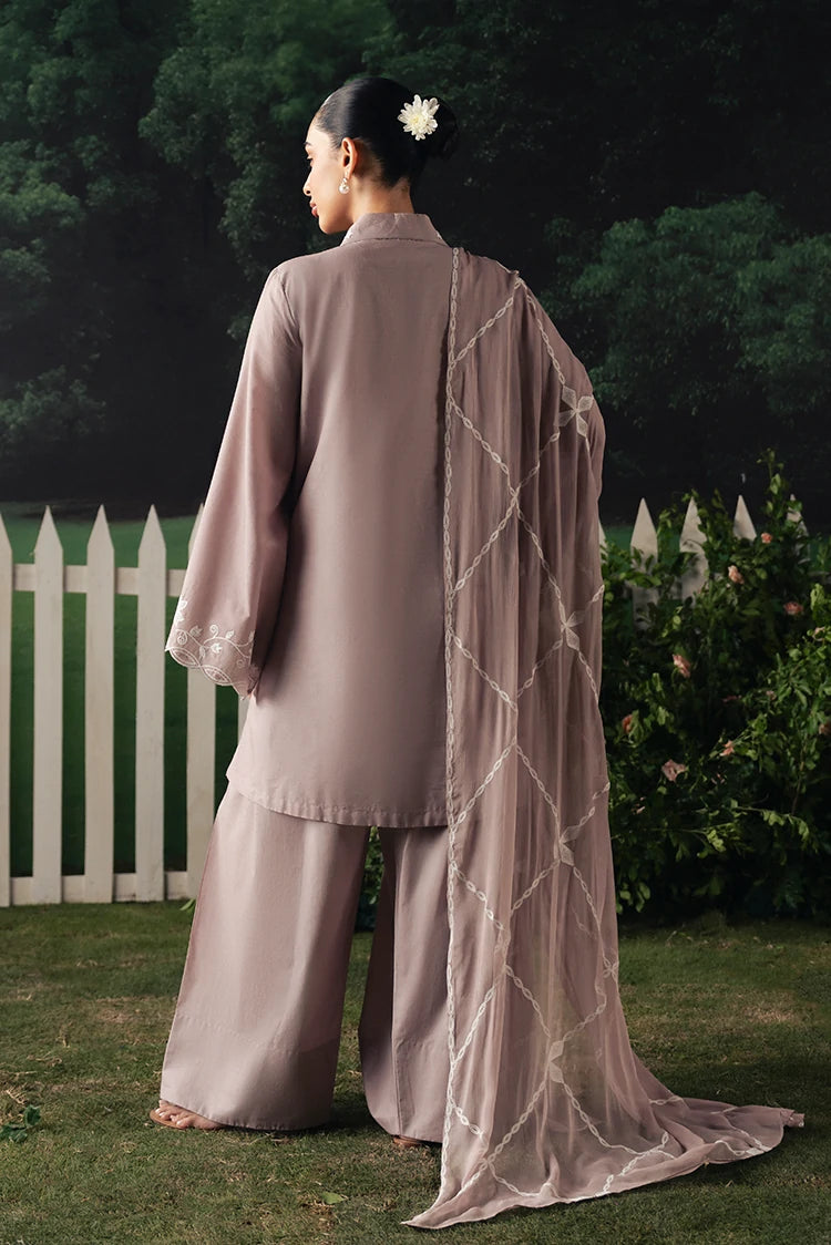 Picture of Cross Stitch - The Moonsoon Edit - Unstitched - Mauve Whisper - Available at Raja Sahib
