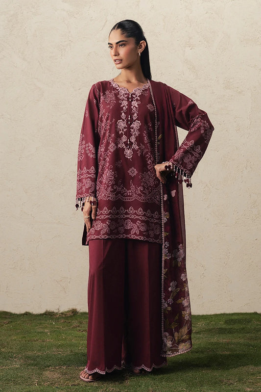Picture of Cross Stitch - The Moonsoon Edit - Unstitched - Velvet Whisper - Available at Raja Sahib