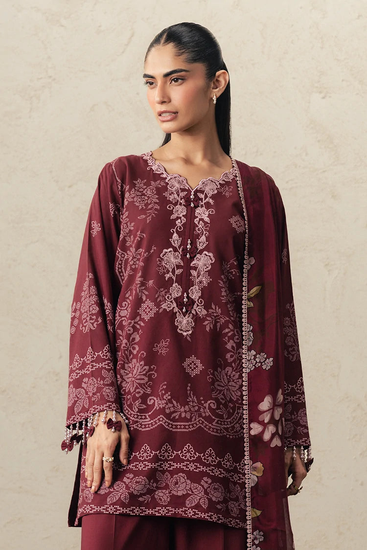 Picture of Cross Stitch - The Moonsoon Edit - Unstitched - Velvet Whisper - Available at Raja Sahib