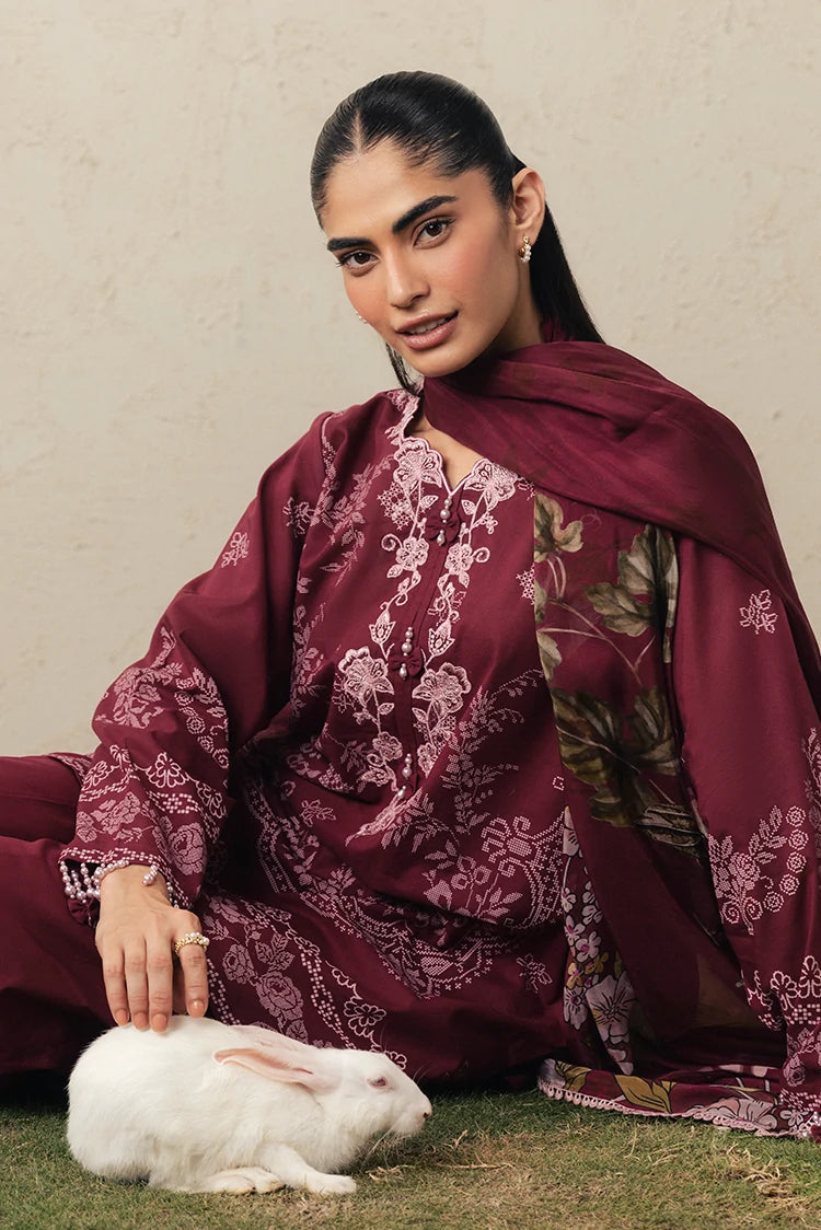 Picture of Cross Stitch - The Moonsoon Edit - Unstitched - Velvet Whisper - Available at Raja Sahib