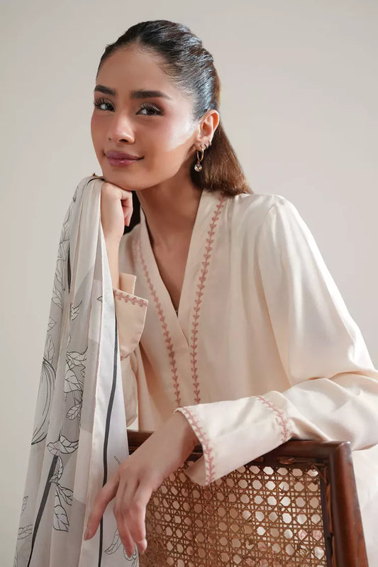 Picture of Cross Stitch - Pink Haze - 2 Piece - Available at Raja Sahib