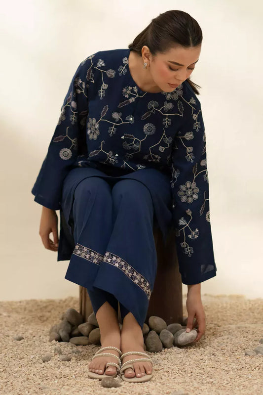 Picture of Cross Stitch - Royal Abyss - 2 Piece - Available at Raja Sahib