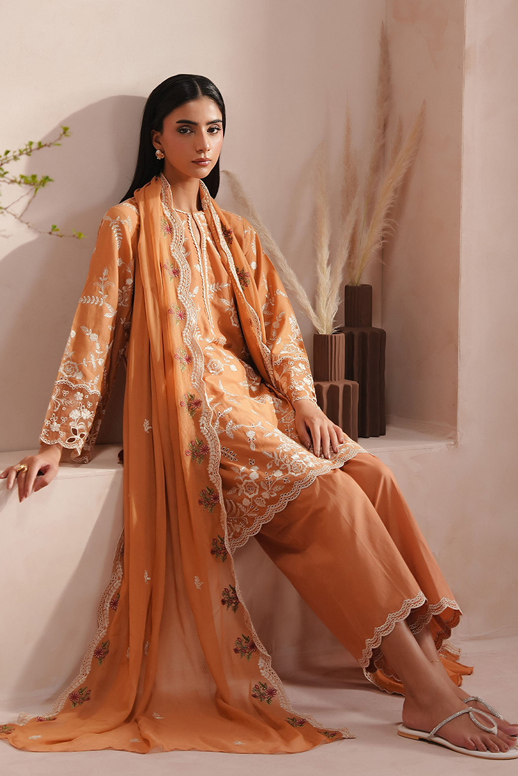 Picture of Cross Stitch - Cambric Edit - Sun Glow - 3 Piece - Available at Raja Sahib