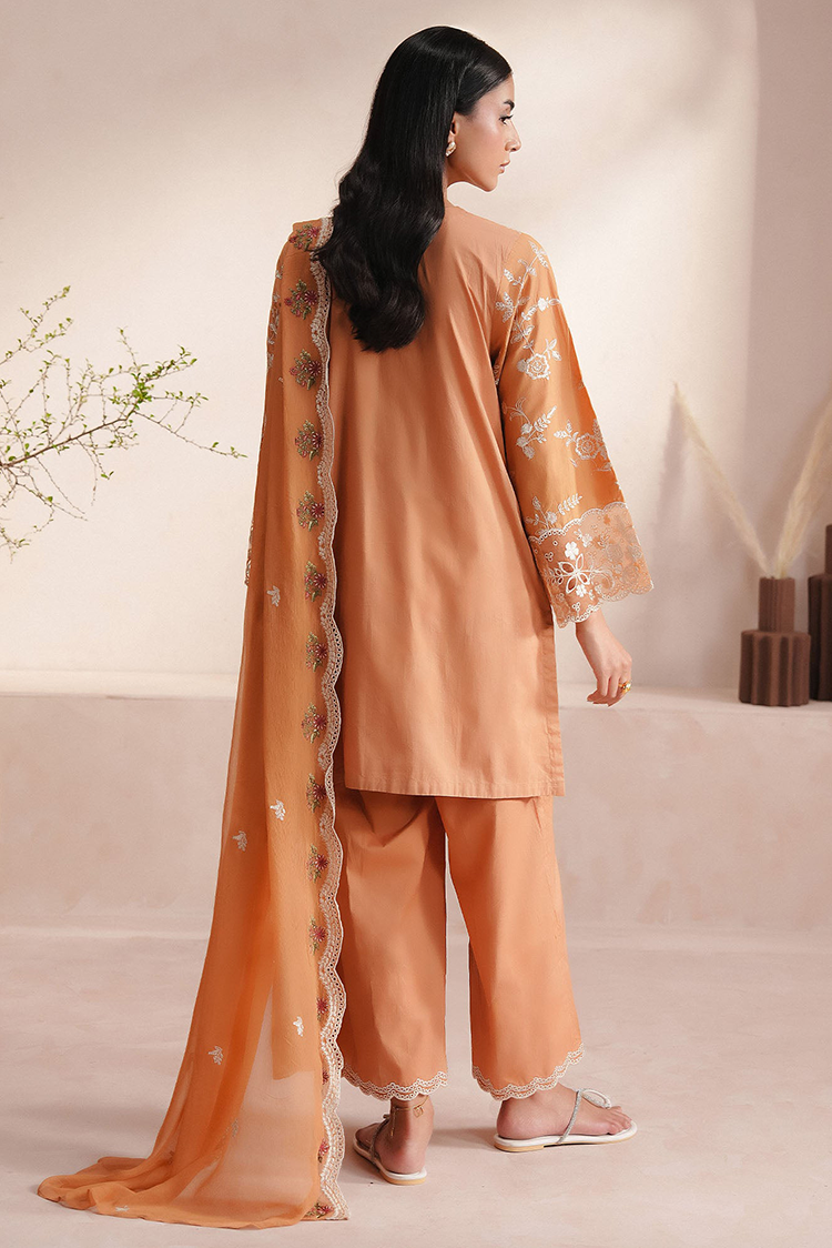 Picture of Cross Stitch - Cambric Edit - Sun Glow - 3 Piece - Available at Raja Sahib