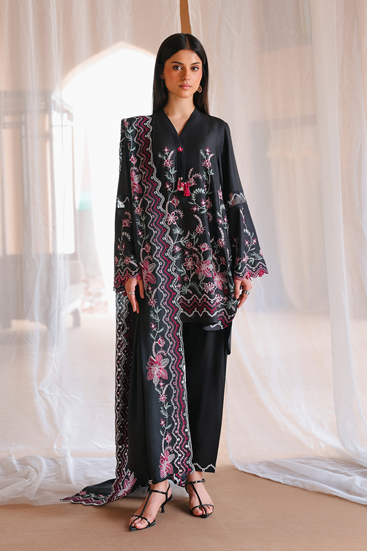 Picture of Cross Stitch - Print Satin Edit - Midnight Flora - Available at Raja Sahib