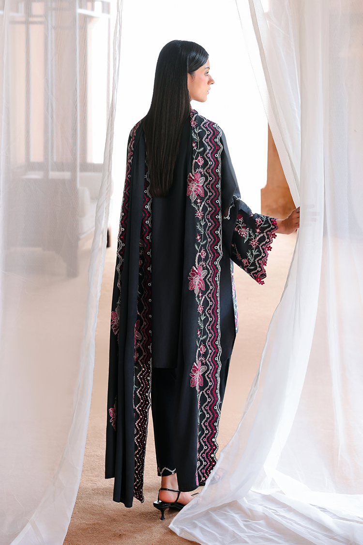 Picture of Cross Stitch - Print Satin Edit - Midnight Flora - Available at Raja Sahib