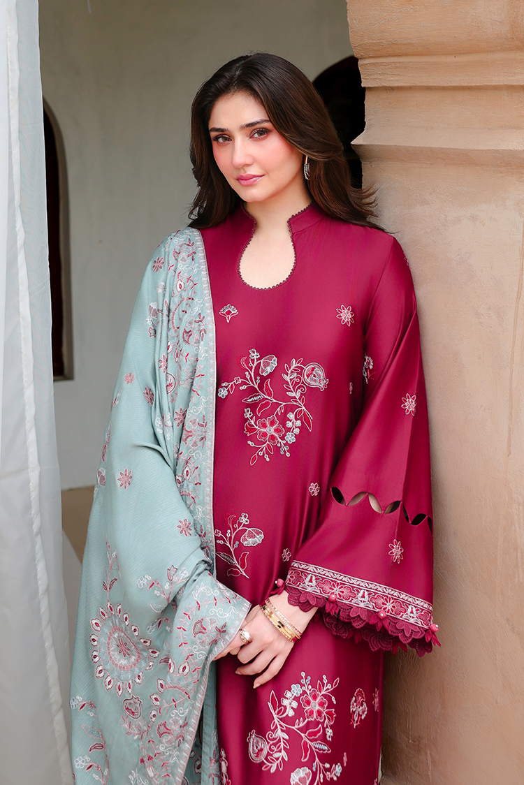 Picture of Cross Stitch - Print Satin Edit - Vermillion Wood - Available at Raja Sahib