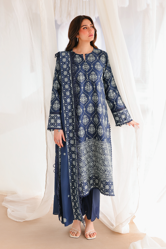 Picture of Cross Stitch - Print Satin Edit - Obsidian Blue - Available at Raja Sahib