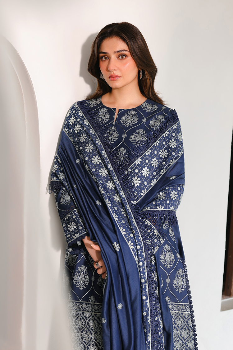 Picture of Cross Stitch - Print Satin Edit - Obsidian Blue - Available at Raja Sahib