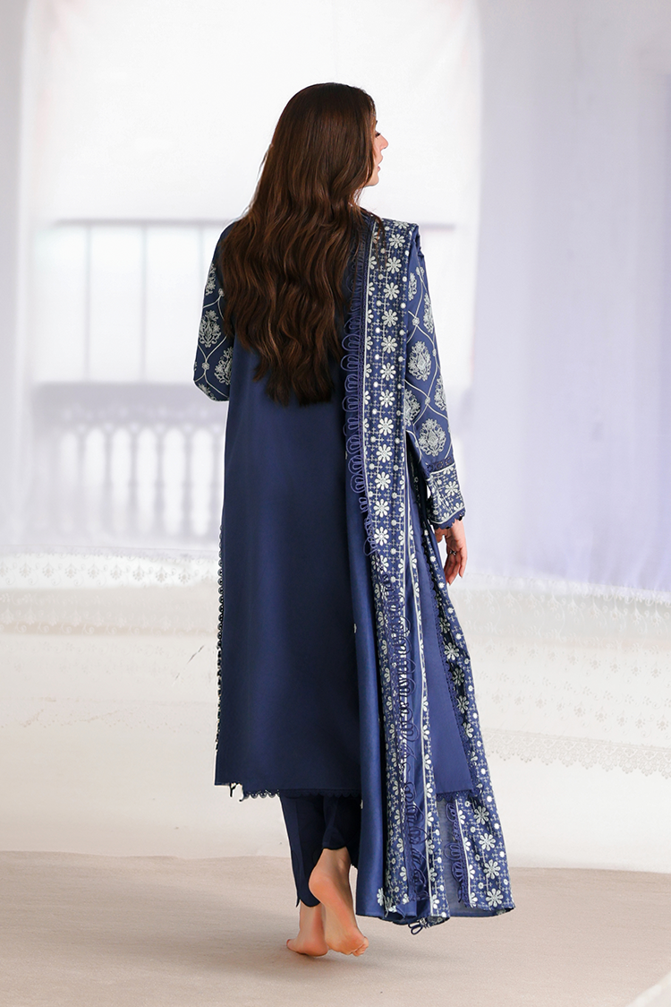 Picture of Cross Stitch - Print Satin Edit - Obsidian Blue - Available at Raja Sahib