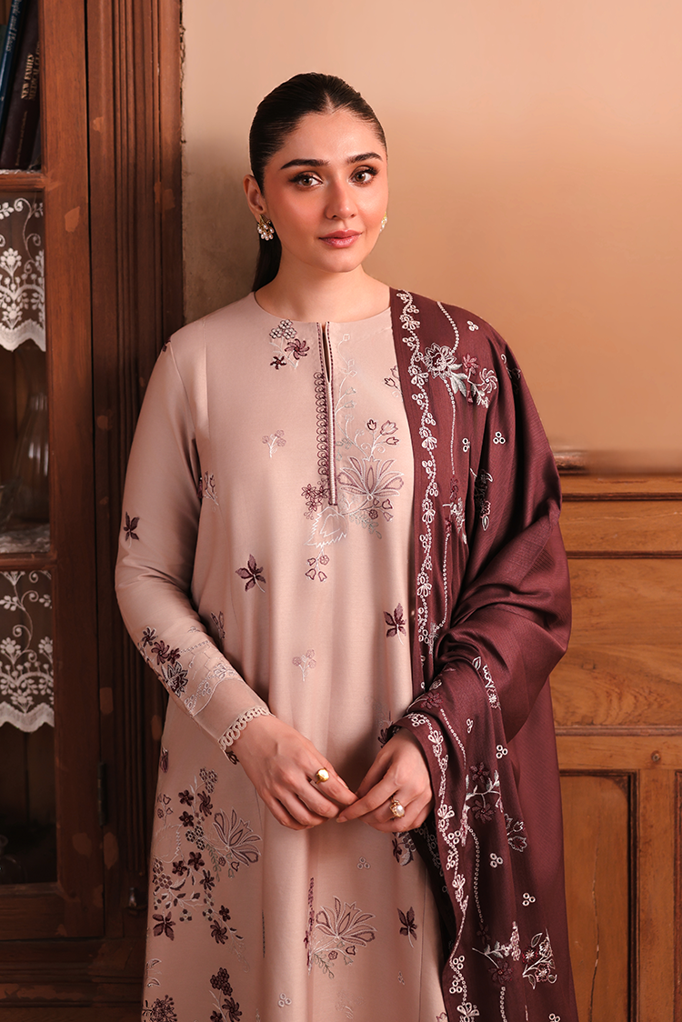 Picture of Cross Stitch - Print Satin Edit - Sand Whisper - Available at Raja Sahib