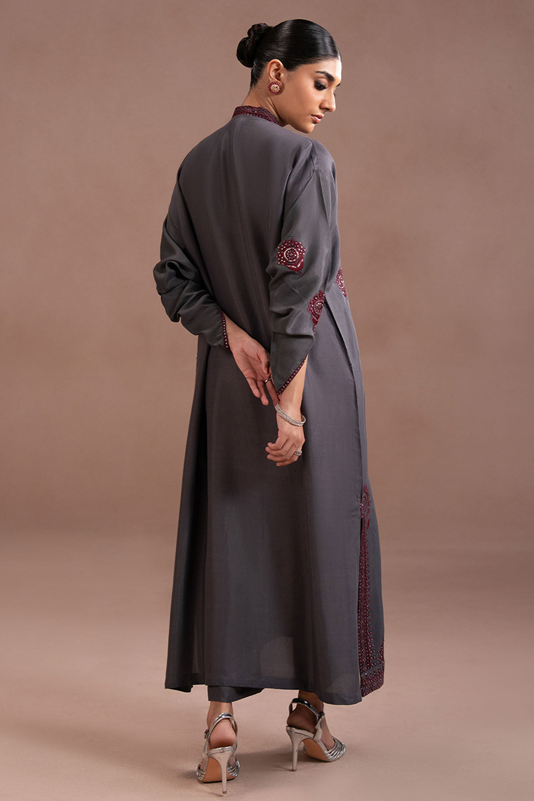 Picture of Cross Stitch - Lux Pret Edit - Garnet Smoke - 2 Piece - Available at Raja Sahib