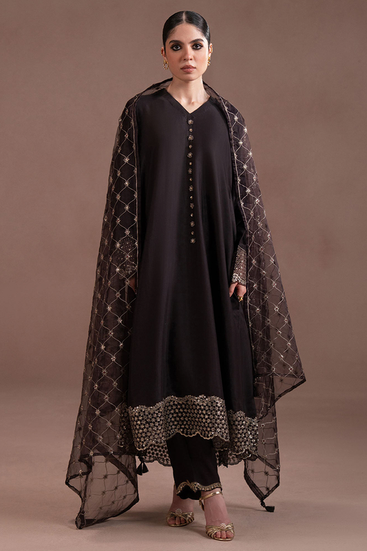 Picture of Cross Stitch - Lux Pret Edit - Golden Oak - 3 Piece - Available at Raja Sahib