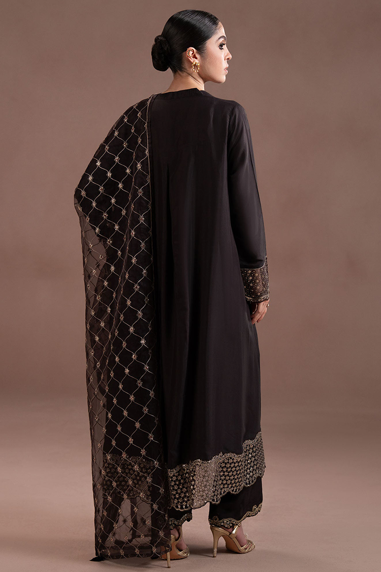 Picture of Cross Stitch - Lux Pret Edit - Golden Oak - 3 Piece - Available at Raja Sahib