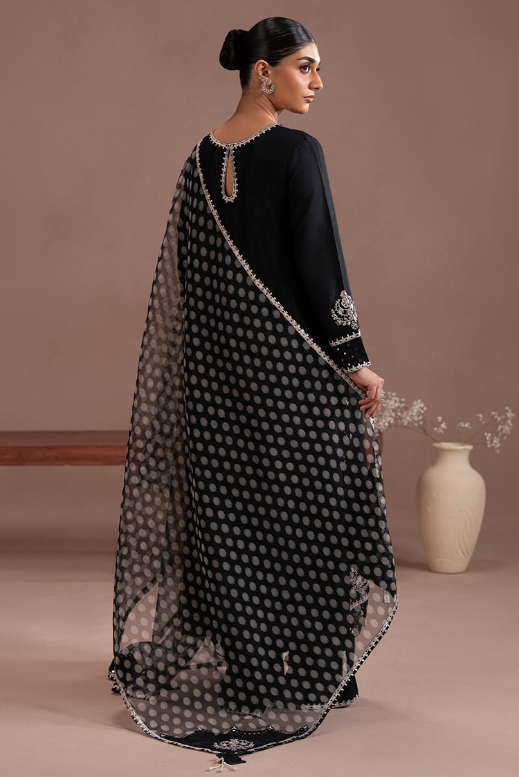 Picture of Cross Stitch - Lux Pret Edit - Silver Mink - 3 Piece - Available at Raja Sahib