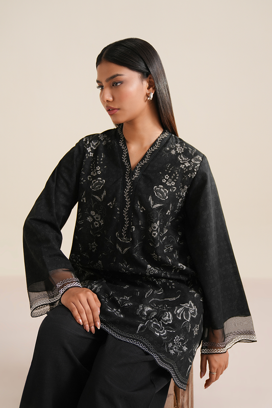 Picture of Cross Stitch - Daily Unstitched - Ebony Luxe - Available at Raja Sahib