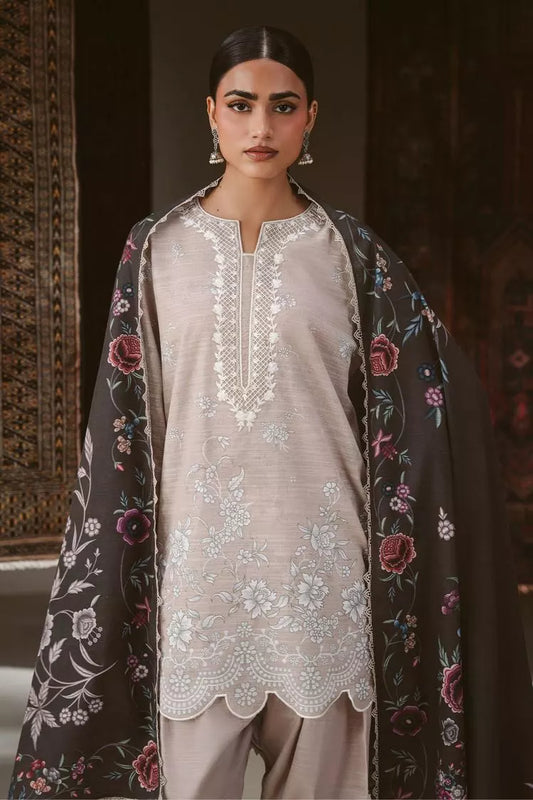 Picture of Cross Stitch - Petal Haze Khaddar Printed Suit - 3 Piece - Available at Raja Sahib