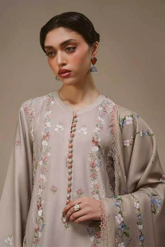 Picture of Cross Stitch - Gary Luxe Marina Embroidered Suit - 3 Piece - Available at Raja Sahib
