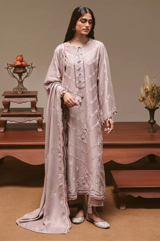 Cross Stitch - Petal Symphony Marina Embroidered Suit - 3 Piece