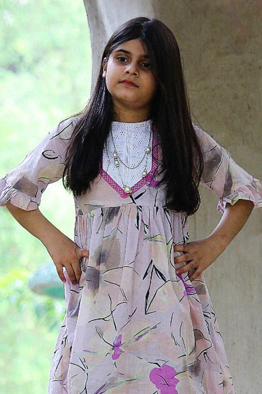 Picture of Abar - Spring Collection - 2 Piece - Floral frolic - Available at Raja Sahib
