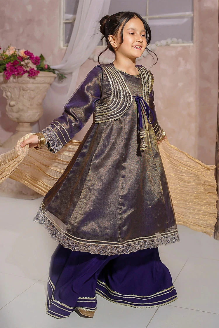 Picture of Modest - Embroidered Maysuri Gharara - 3 Piece - Available at Raja Sahib