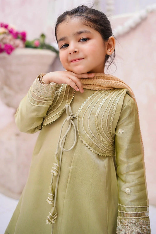 Picture of Modest - Maysuri Embroidered Gharara - 3 Piece - Available at Raja Sahib