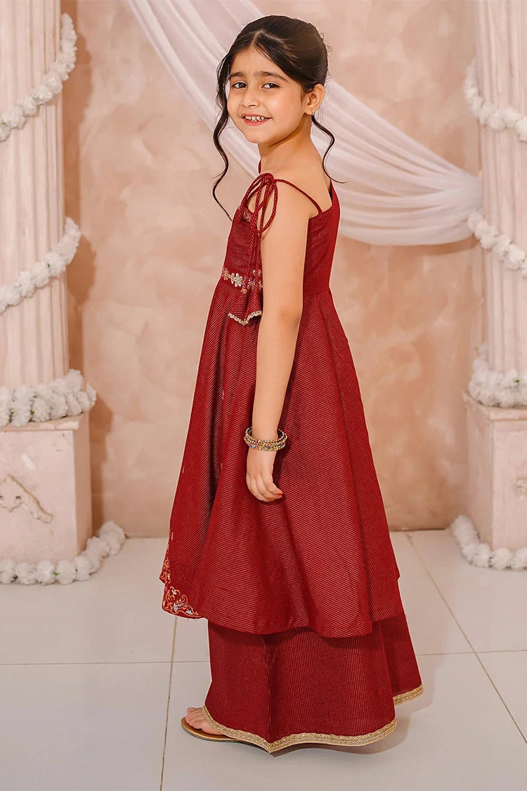 Picture of Modest - Maysuri Embroidered Frock - 3 Piece - Available at Raja Sahib