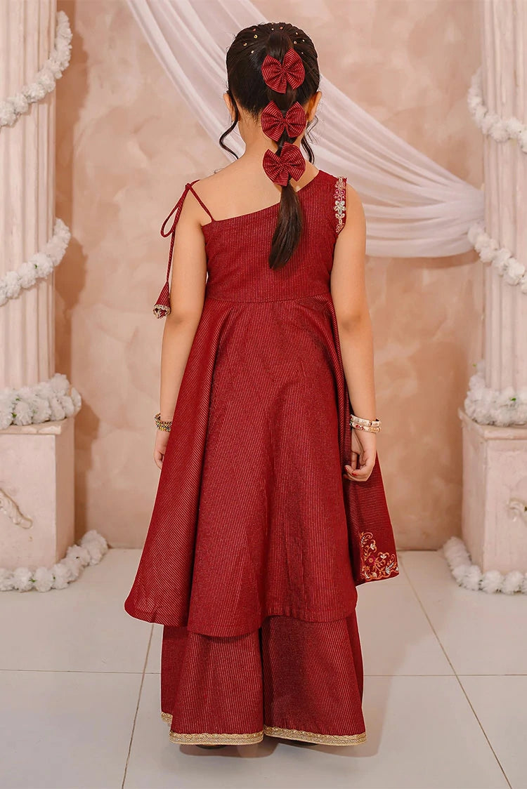 Picture of Modest - Maysuri Embroidered Frock - 3 Piece - Available at Raja Sahib