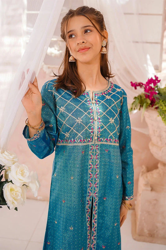 Picture of Modest - Embroidered Cotton Lawn Suit - 3 Piece - Available at Raja Sahib