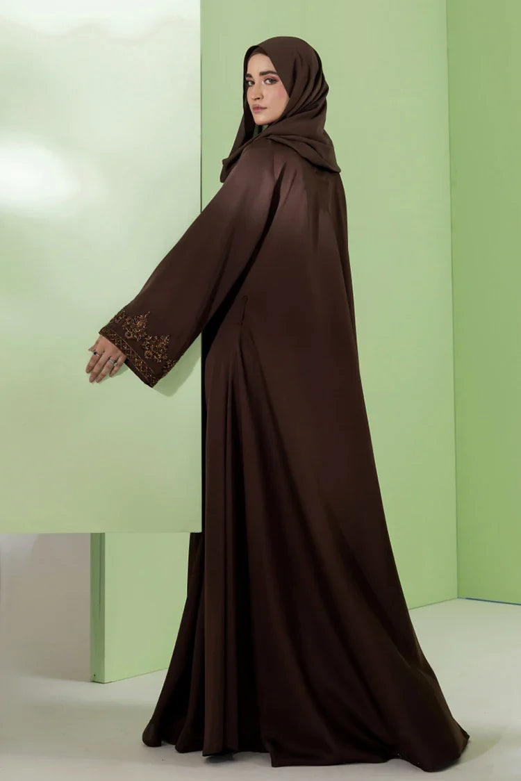 Picture of Malbus - Abaya - Mocha Luxe - Available at Raja Sahib