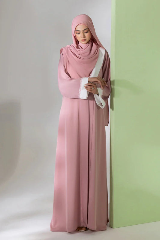 Picture of Malbus - Kimono - Amira Elegance - Blush Pink - Available at Raja Sahib