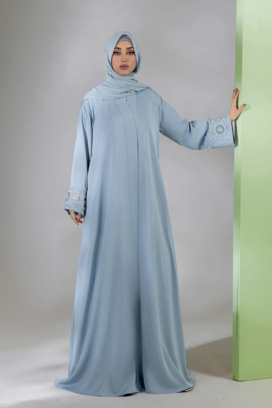 Picture of Malbus - Kimono - Aqua Pearl - Available at Raja Sahib