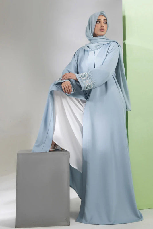 Picture of Malbus - Kimono - Aqua Pearl - Available at Raja Sahib