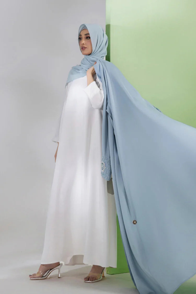 Picture of Malbus - Kimono - Aqua Pearl - Available at Raja Sahib